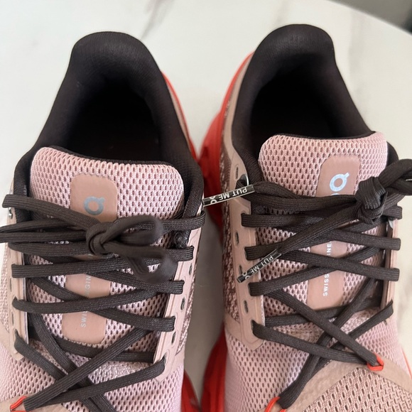 On Running Women’s Cloudstratus Orange & Brown Size 6 - Picture 5 of 9